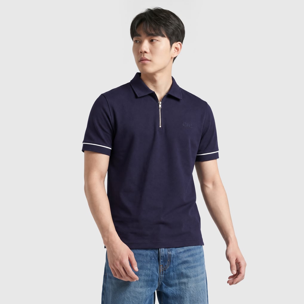Chelsea Premium Interlock Polo - Navy