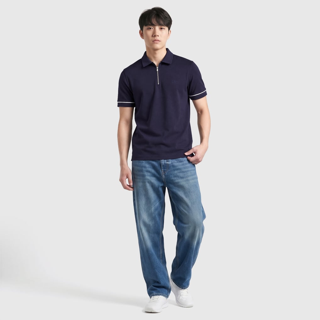 Chelsea Premium Interlock Polo - Navy