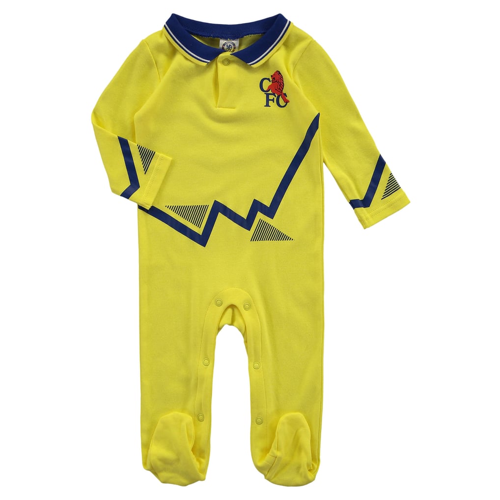 Chelsea Retro 1992 Away Sleepsuit - Yellow - Baby