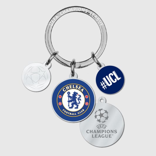 Porte-clés Chelsea FC Crest - Clé UL2 Vierge - Saison 2022-23 - Souvenir Officiel