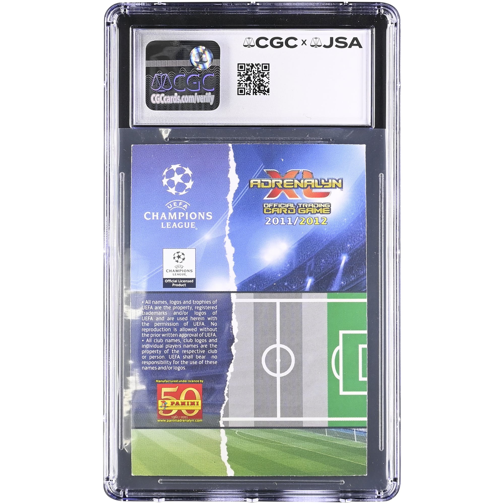 Fernando Torres Chelsea Autographed 2011-12 Panini Adrenalyn XL UEFA CL #FT CGC Authenticated Auto 10 Card