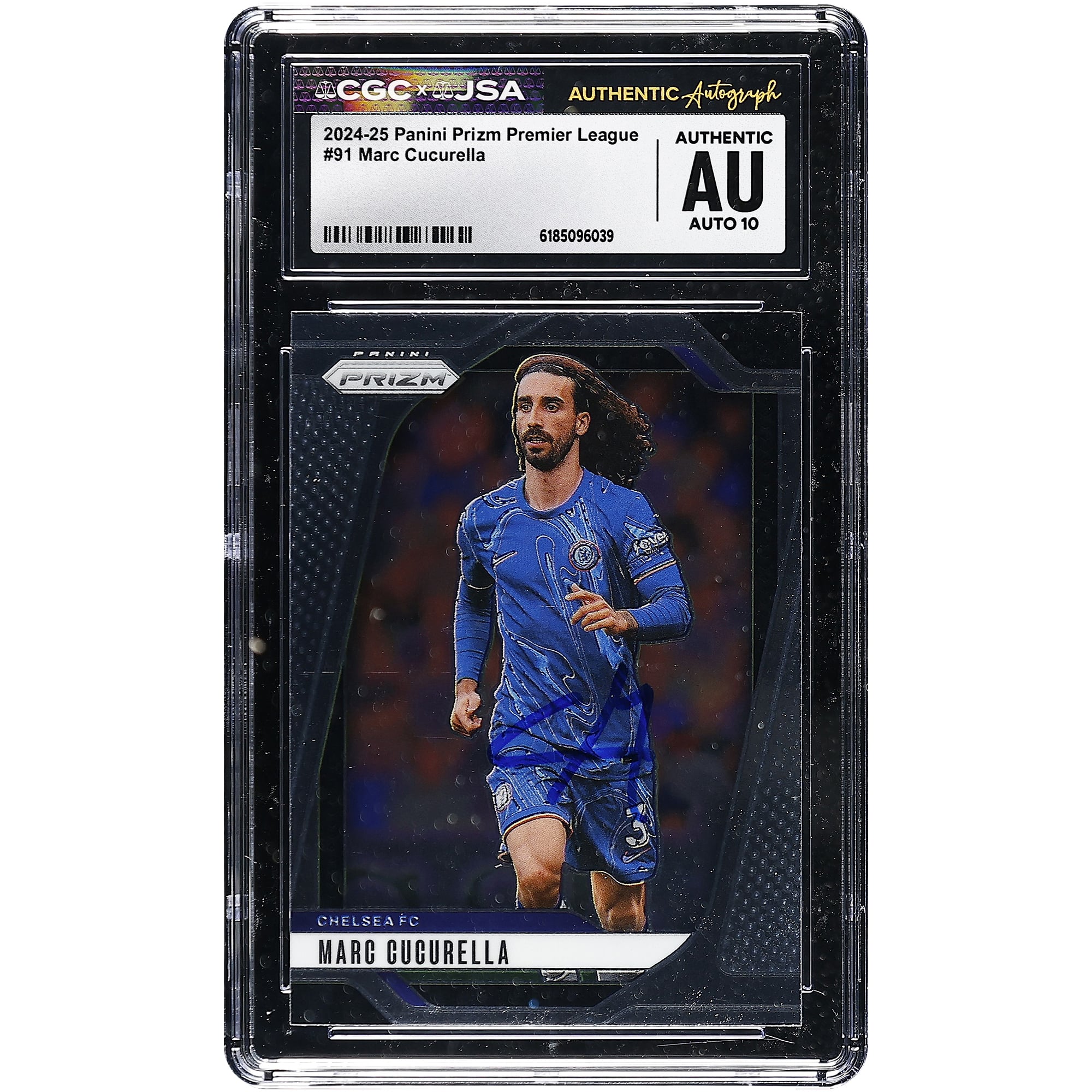 Marc Cucurella Chelsea Autographed 2024-25 Panini Prizm Premier League #91 CGC Authenticated Auto 10 Card