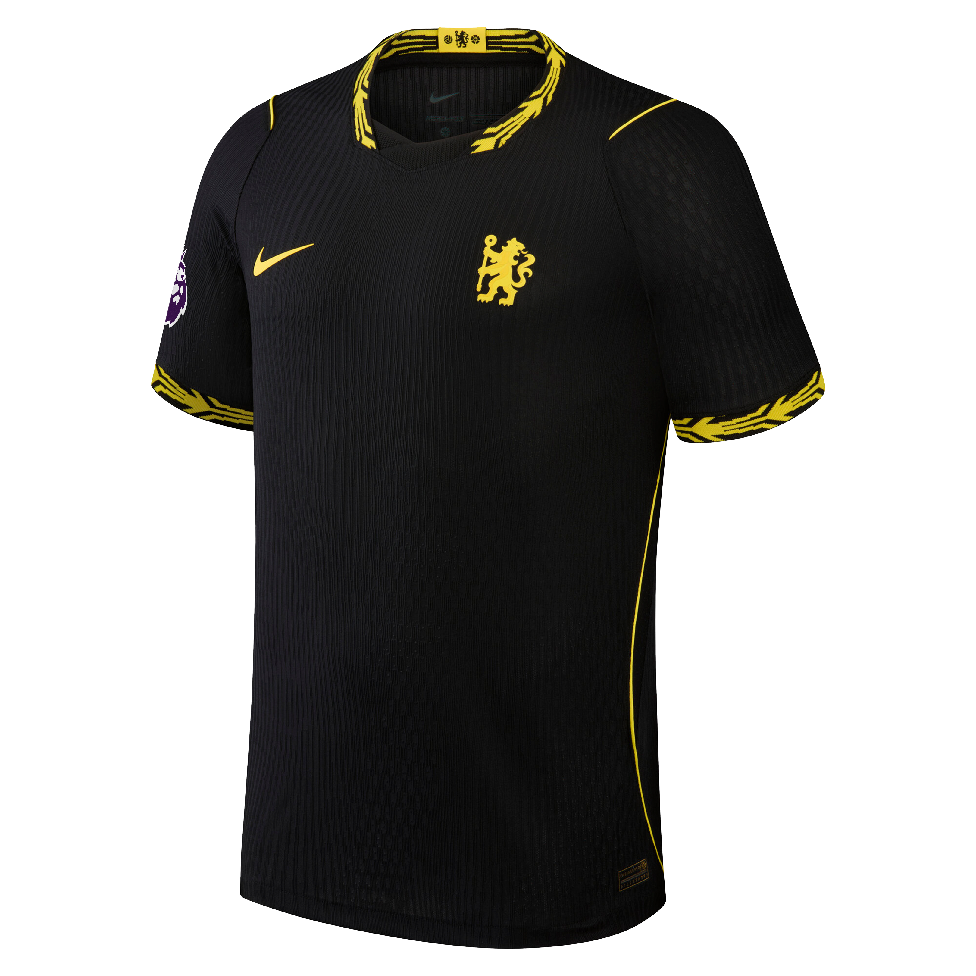 Maillot domicile authentique Nike Chelsea bleu pour homme, saison 2026/27, avec patch.