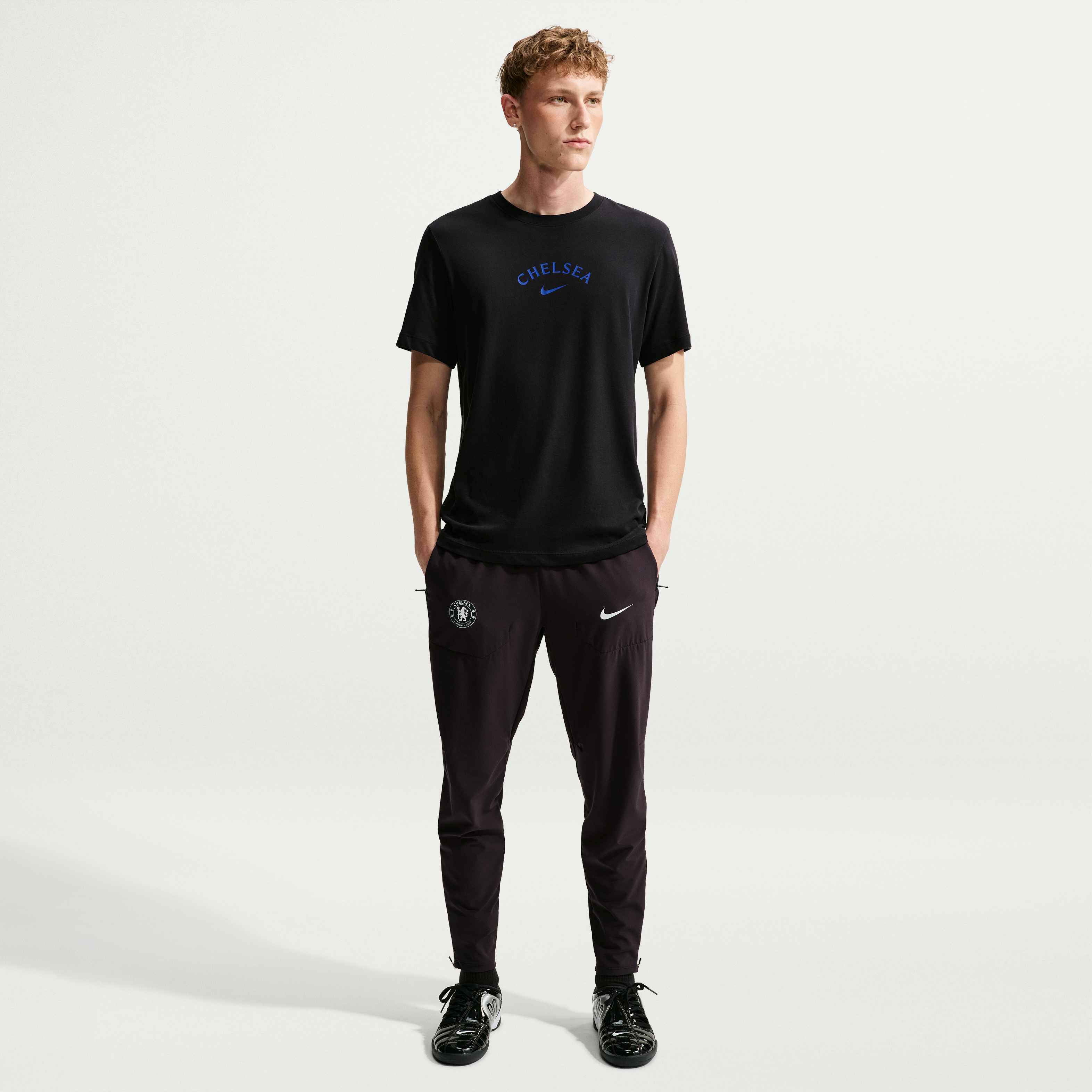 T-shirt noir Nike Chelsea City pour homme