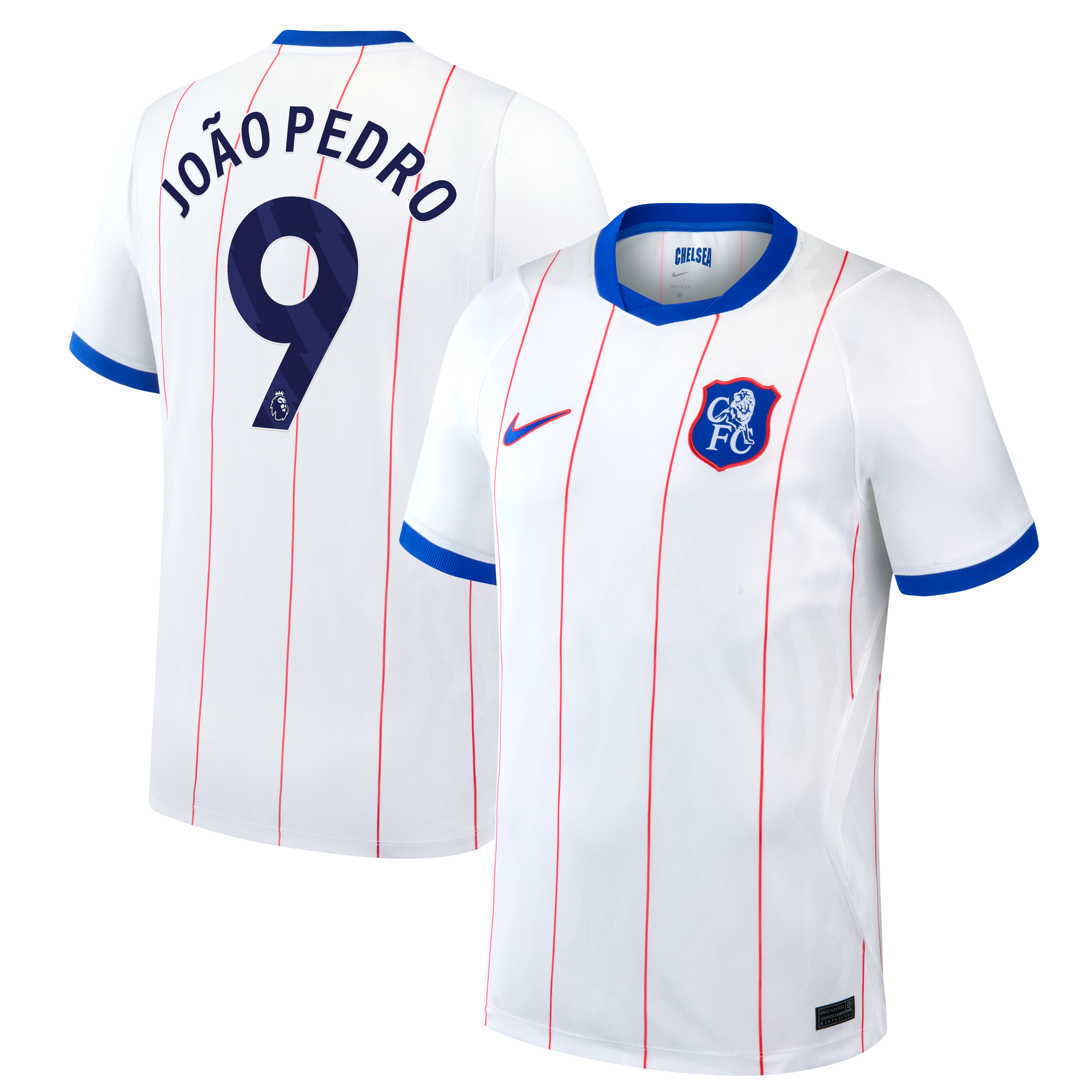 Maillot réplique Nike João Pedro blanc Chelsea 2026/27 Third Stadium pour homme