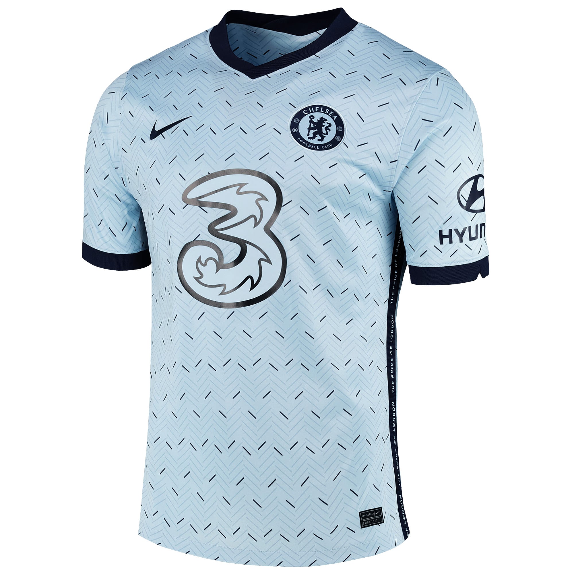 Men's Nike Mason Mount Light Blue Chelsea 2020/21 Away Player