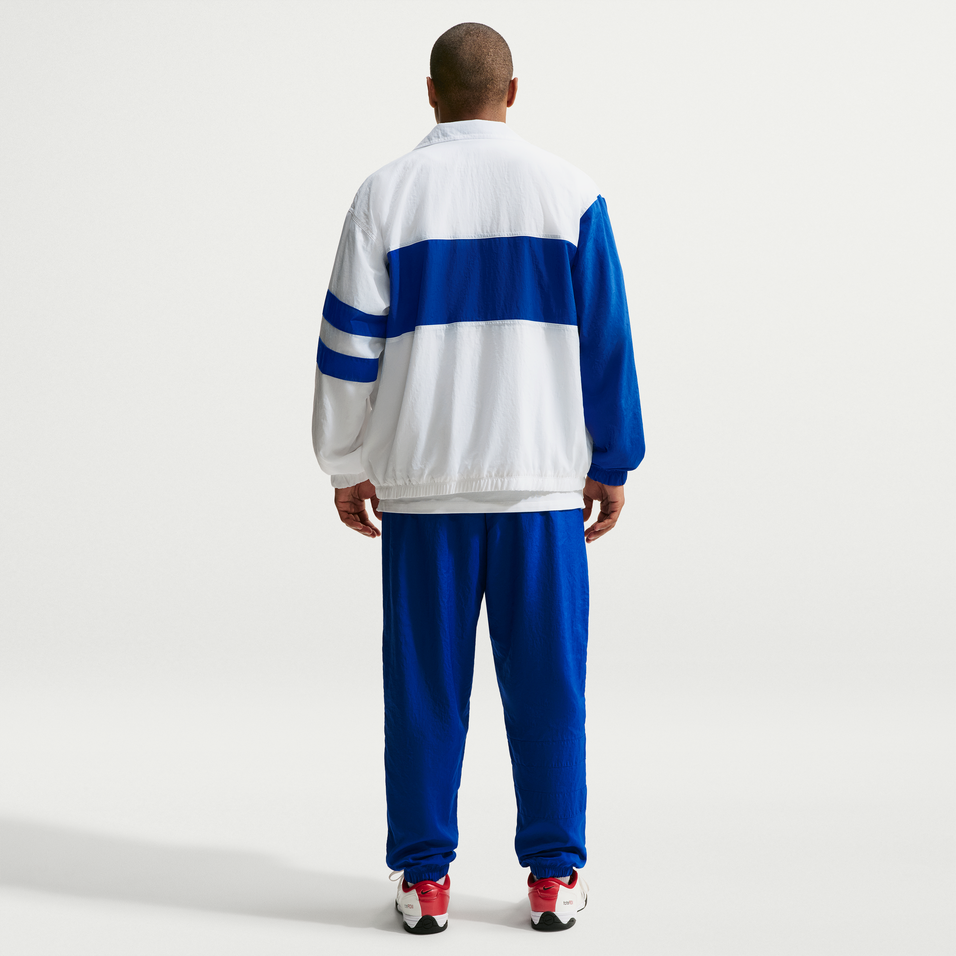 Veste de survêtement zippée Nike Chelsea Third i96 blanche et bleue pour homme