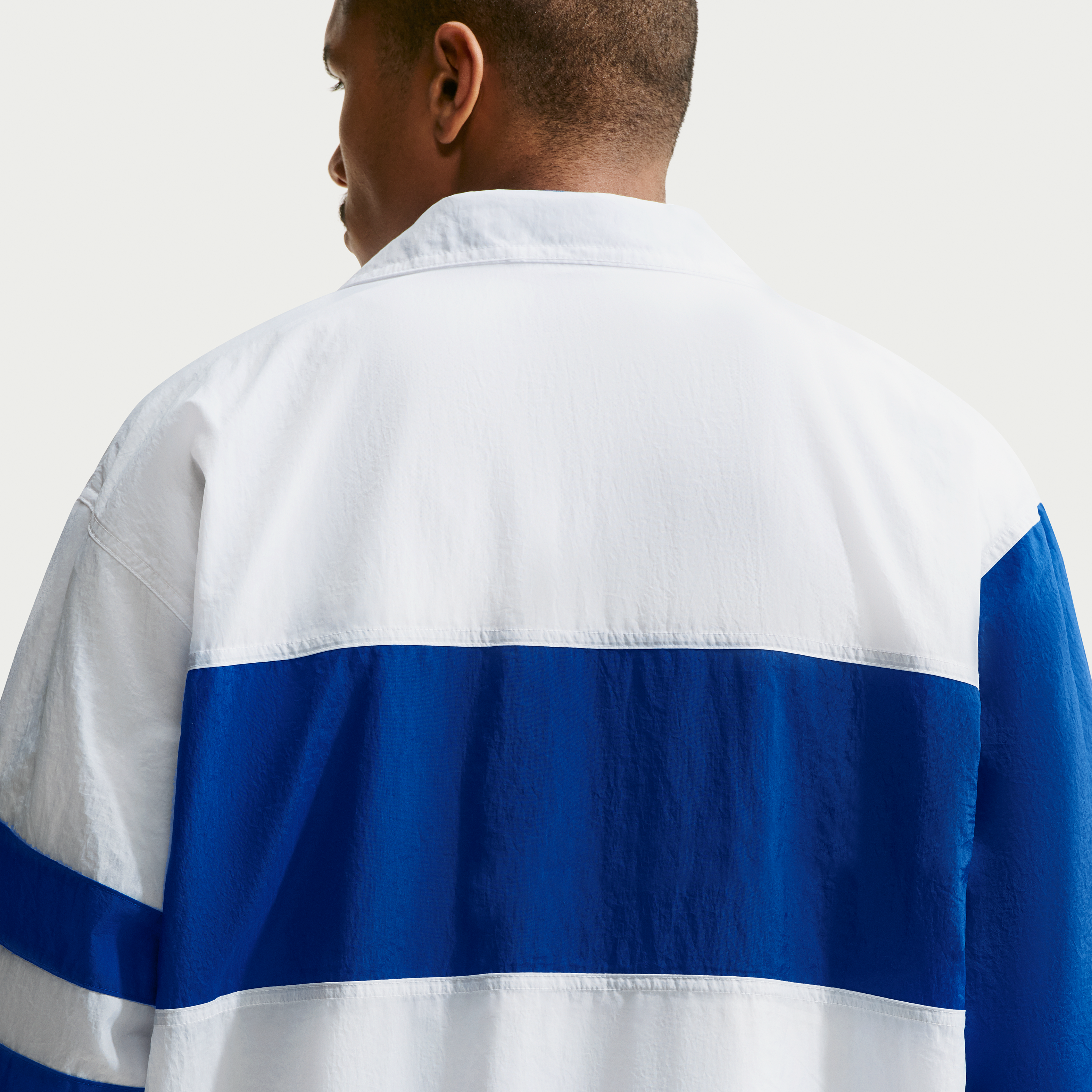 Veste de survêtement zippée Nike Chelsea Third i96 blanche et bleue pour homme