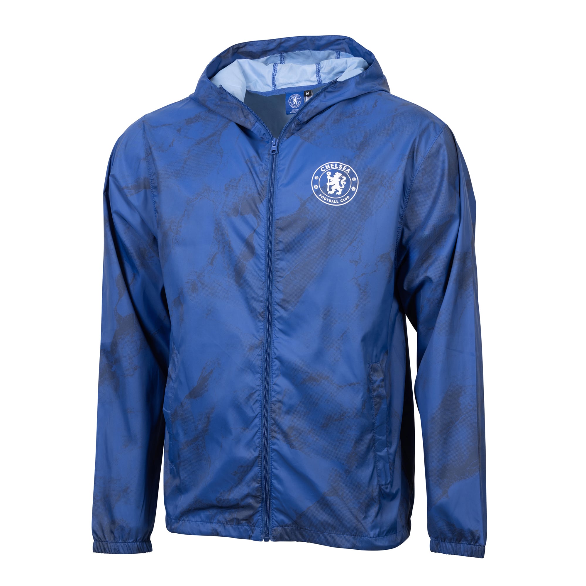 Veste coupe-vent zippée Chelsea Breeze bleue pour homme de Sport Design Sweden