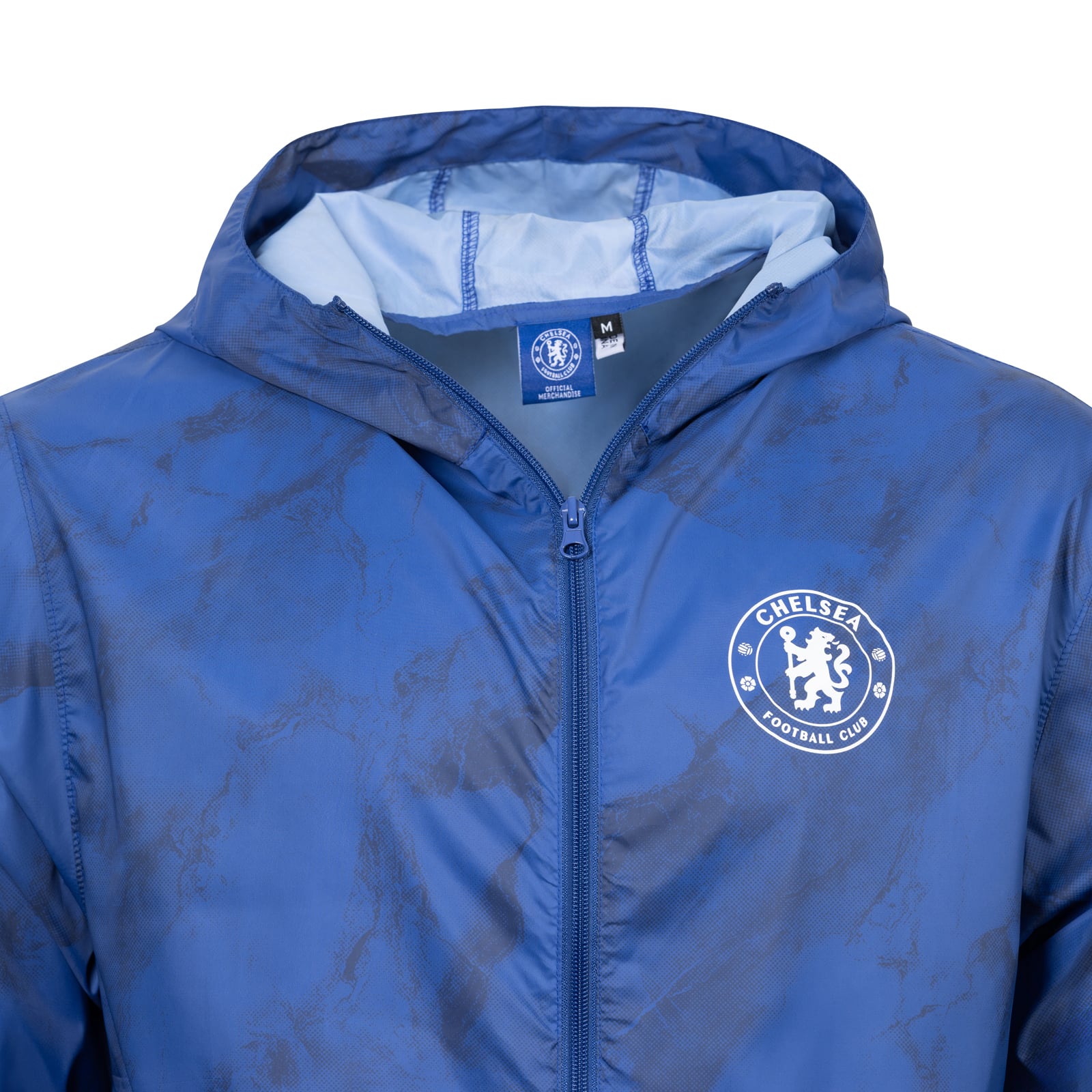 Veste coupe-vent zippée Chelsea Breeze bleue pour homme de Sport Design Sweden