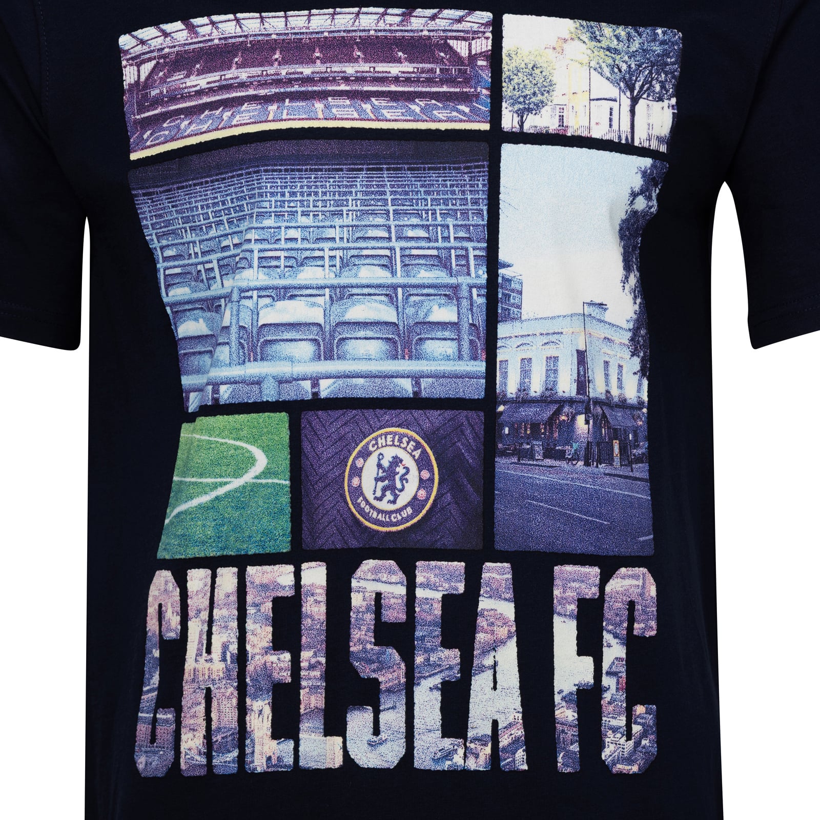 T-shirt décontracté Chelsea Landmark, bleu marine, de marque Sport Design Sweden, pour homme