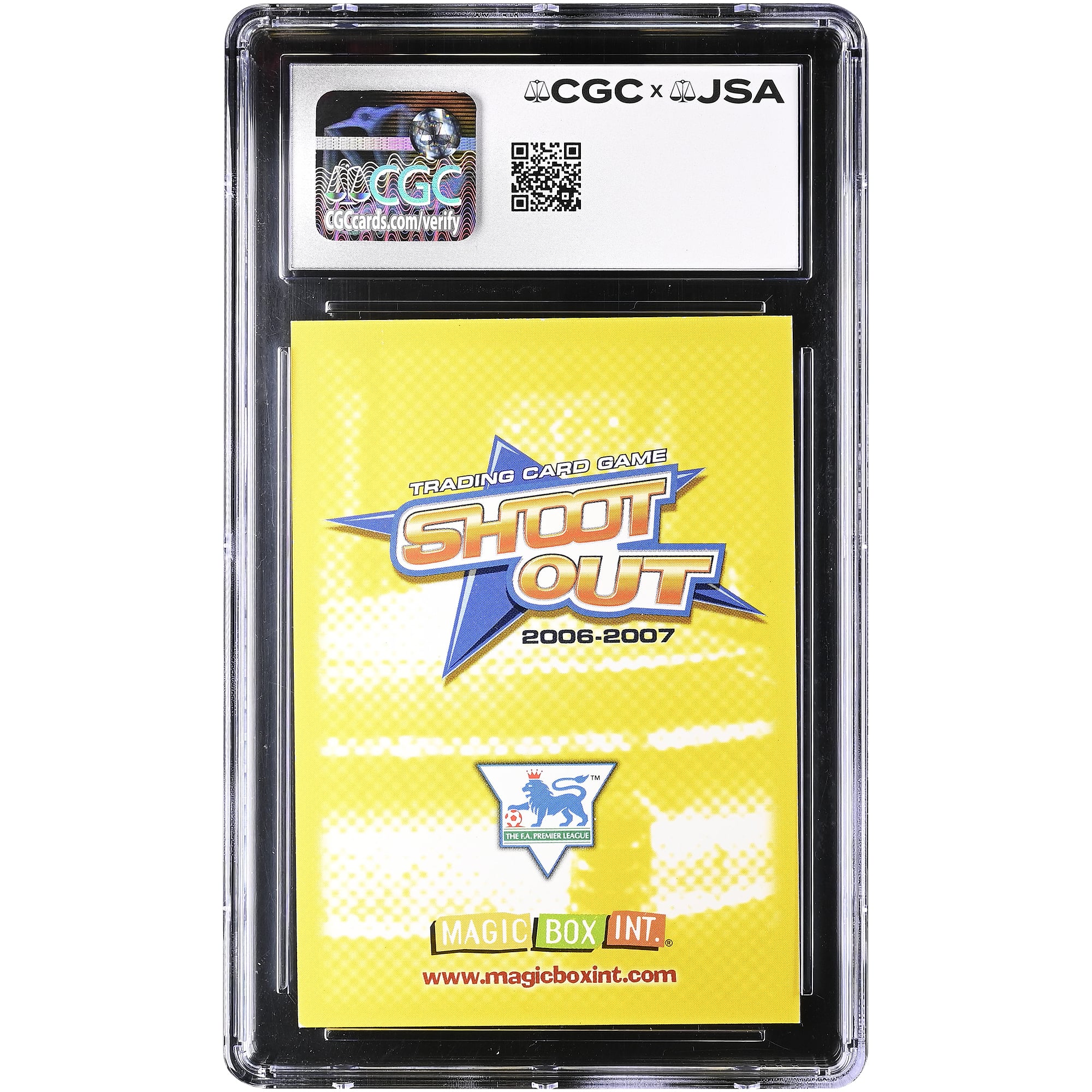 Michael Ballack Chelsea Autographed 2006-07 Magic Box Int. Shoot Out #NNO CGC Authenticated Auto 10 Card