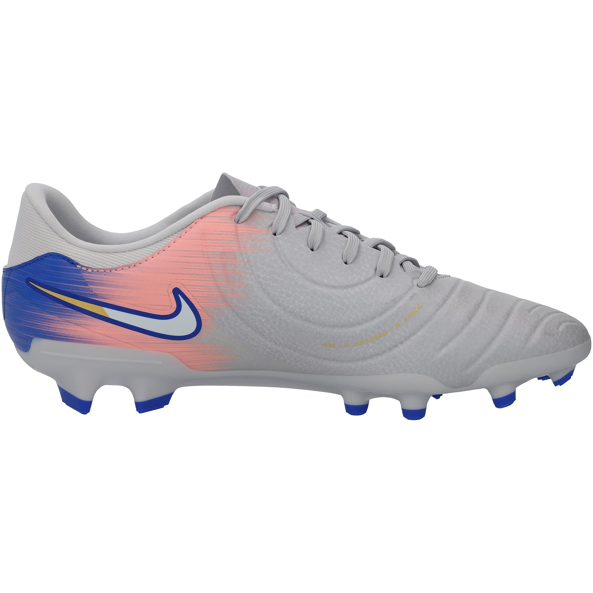 Moisés Caicedo Chelsea Autographed Blue/Pink Nike Tiempo Legend 10 Soccer Cleat