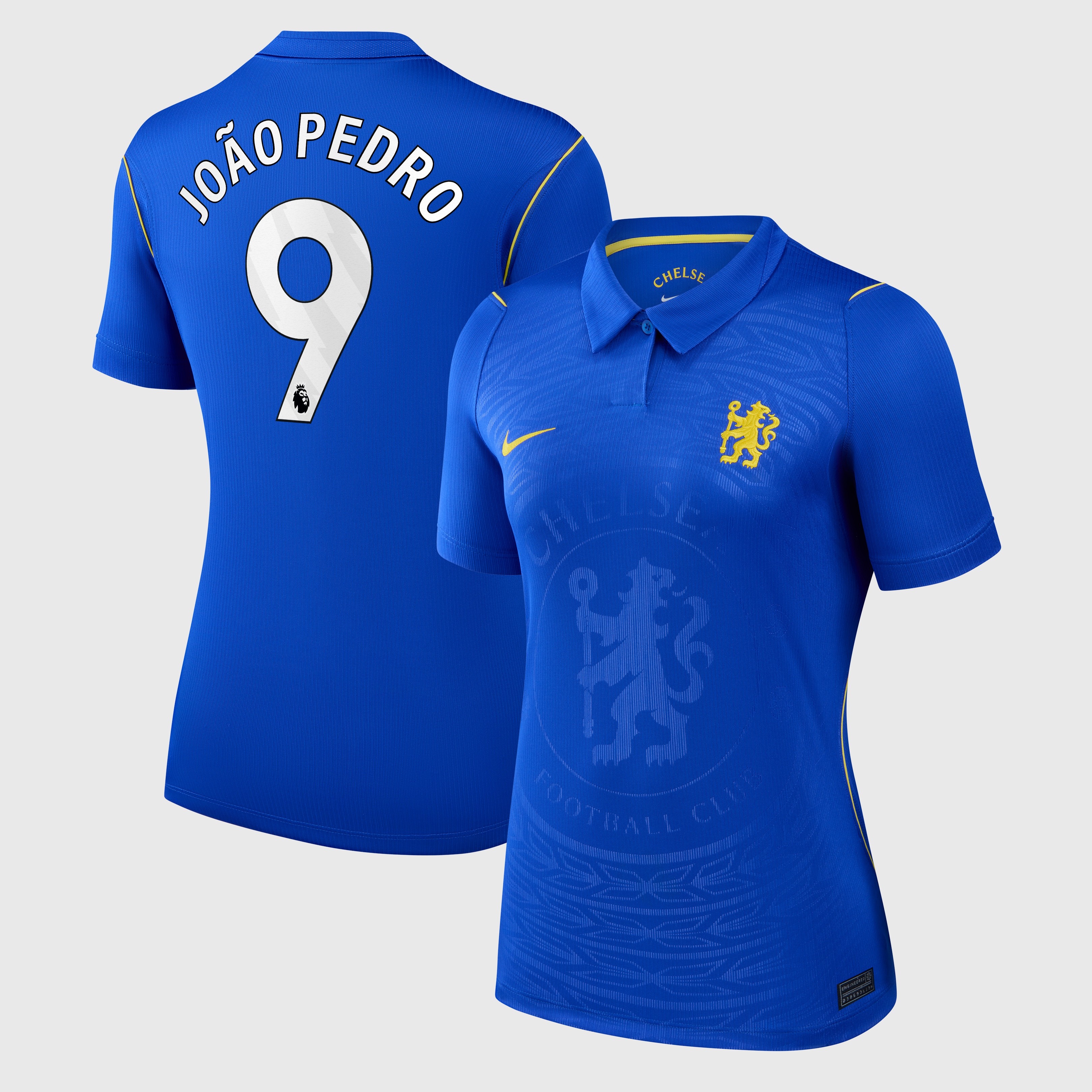 Maillot réplique domicile Chelsea bleu Nike João Pedro pour femme, saison 2026/27