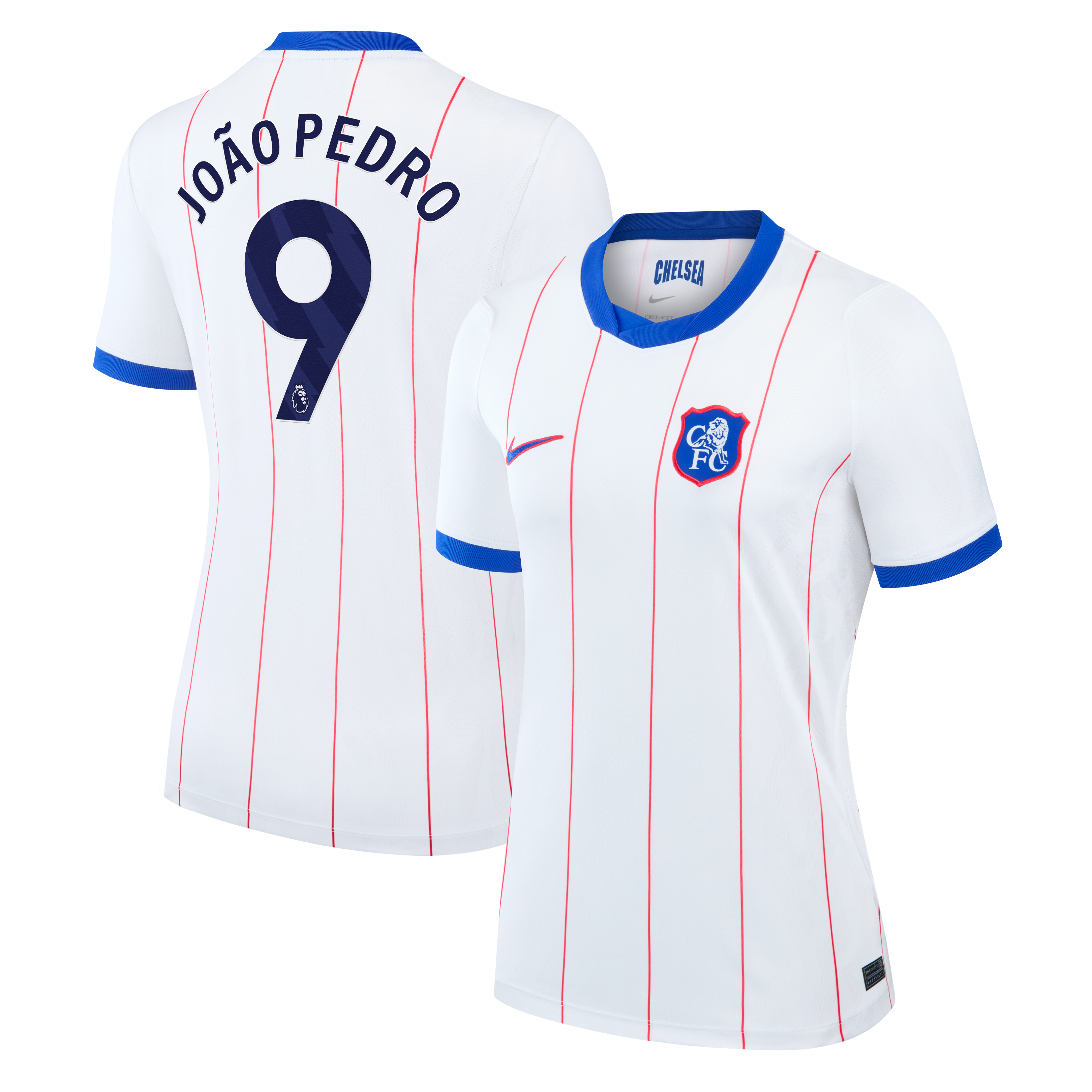 Maillot réplique Nike João Pedro blanc Chelsea 2026/27 Third Stadium pour femme