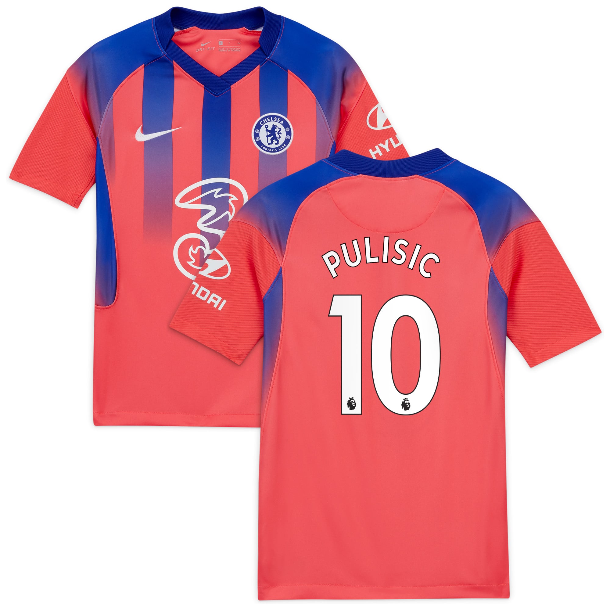 Youth Nike Christian Pulisic White Chelsea 2020/21 Third Replica