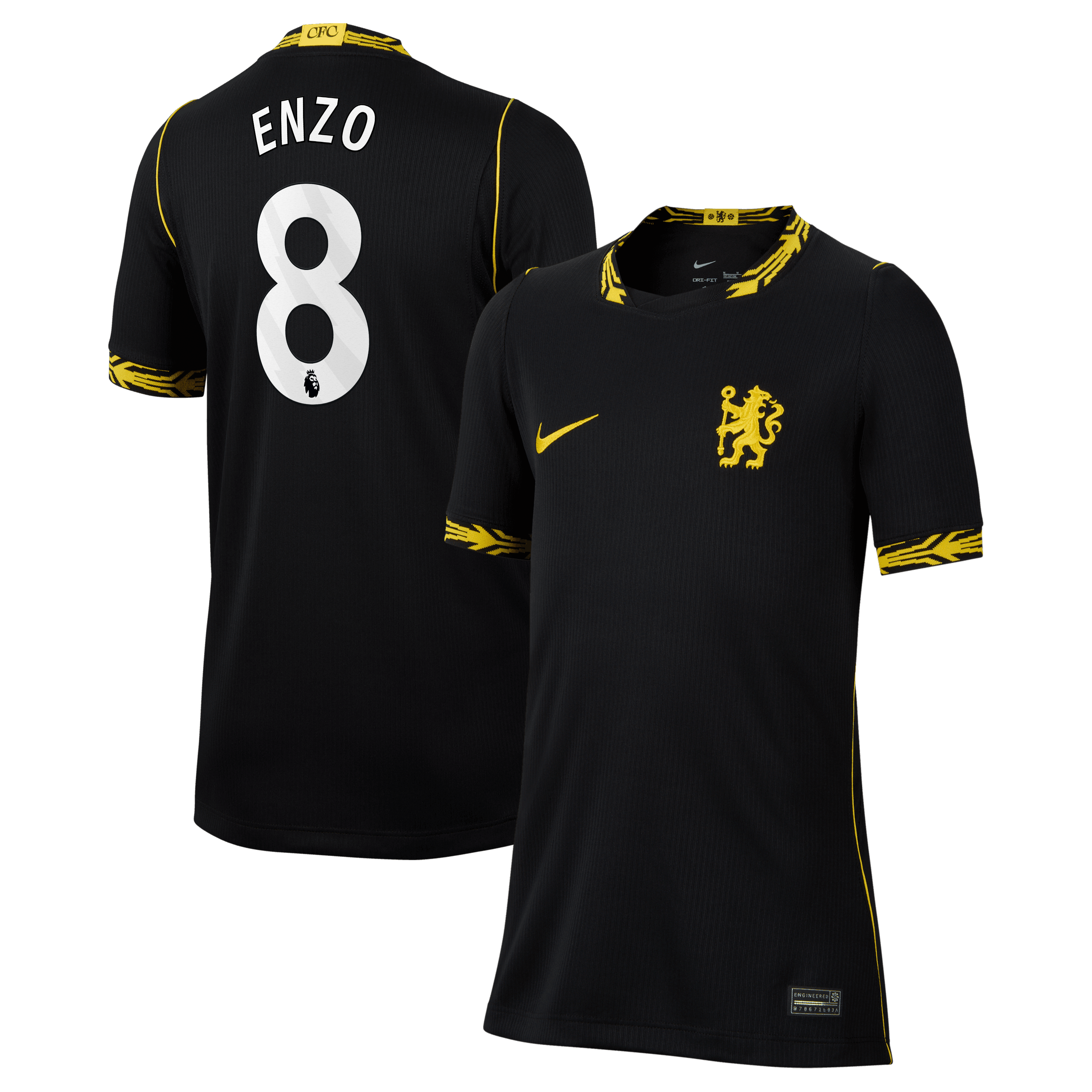 Maillot réplique domicile Chelsea bleu Nike Enzo Fernández pour enfant (saison 2026/27).