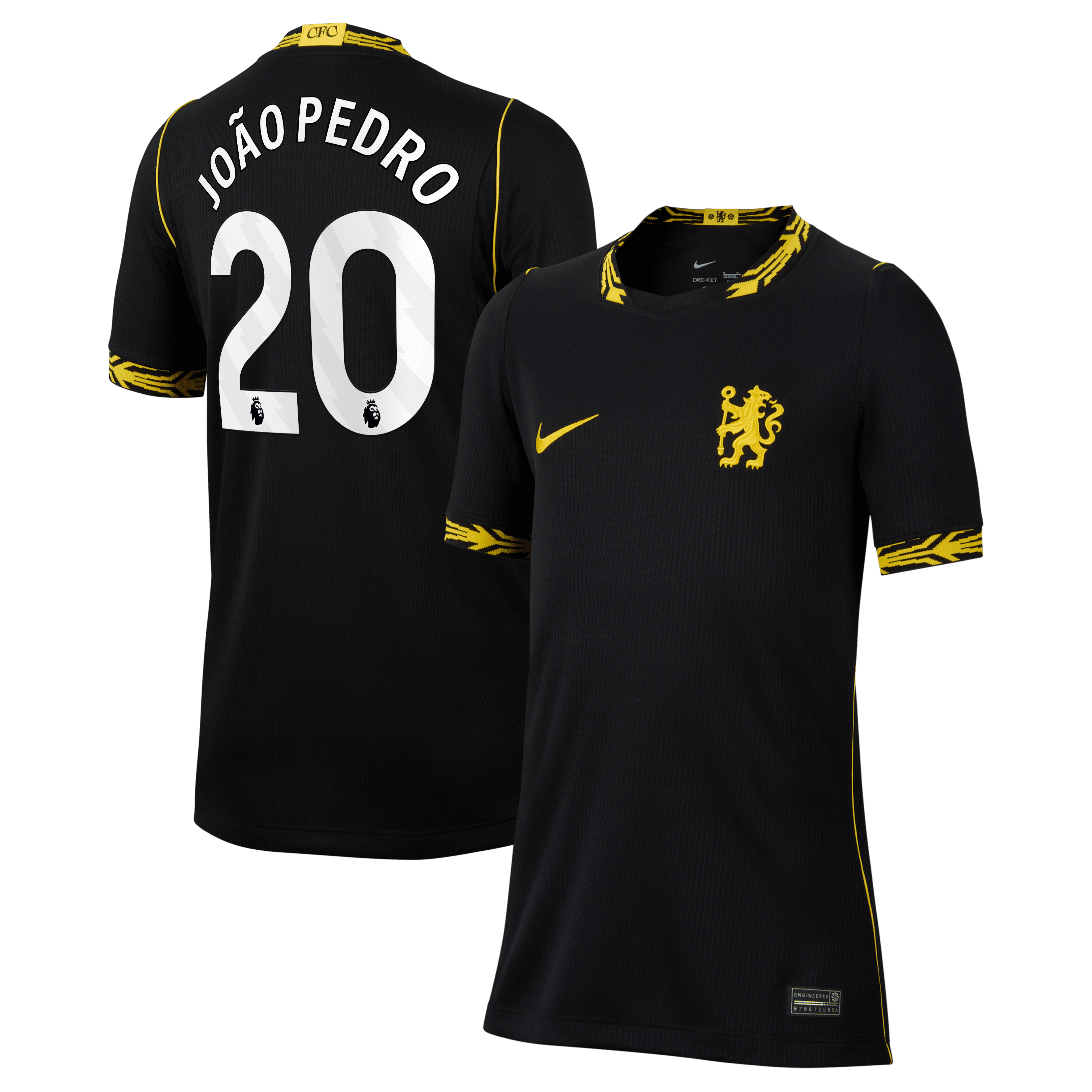 Maillot réplique domicile Chelsea bleu de João Pedro (jeune) pour la saison 2026/27, Nike, du stade