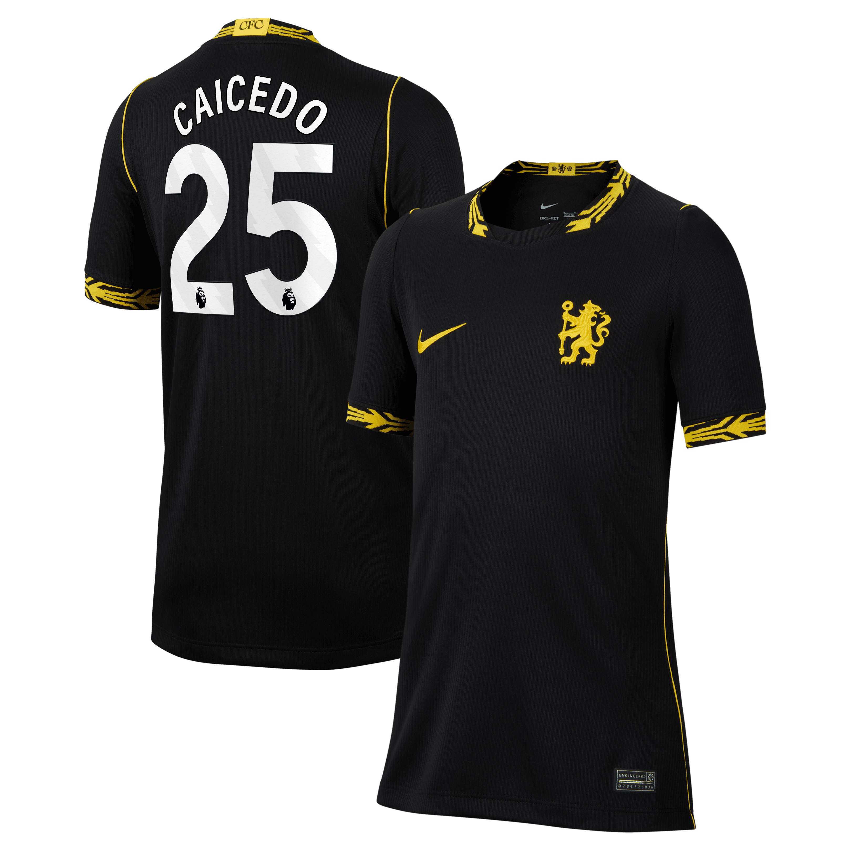Maillot réplique domicile Chelsea bleu Nike Moisés Caicedo pour enfant, saison 2026/27