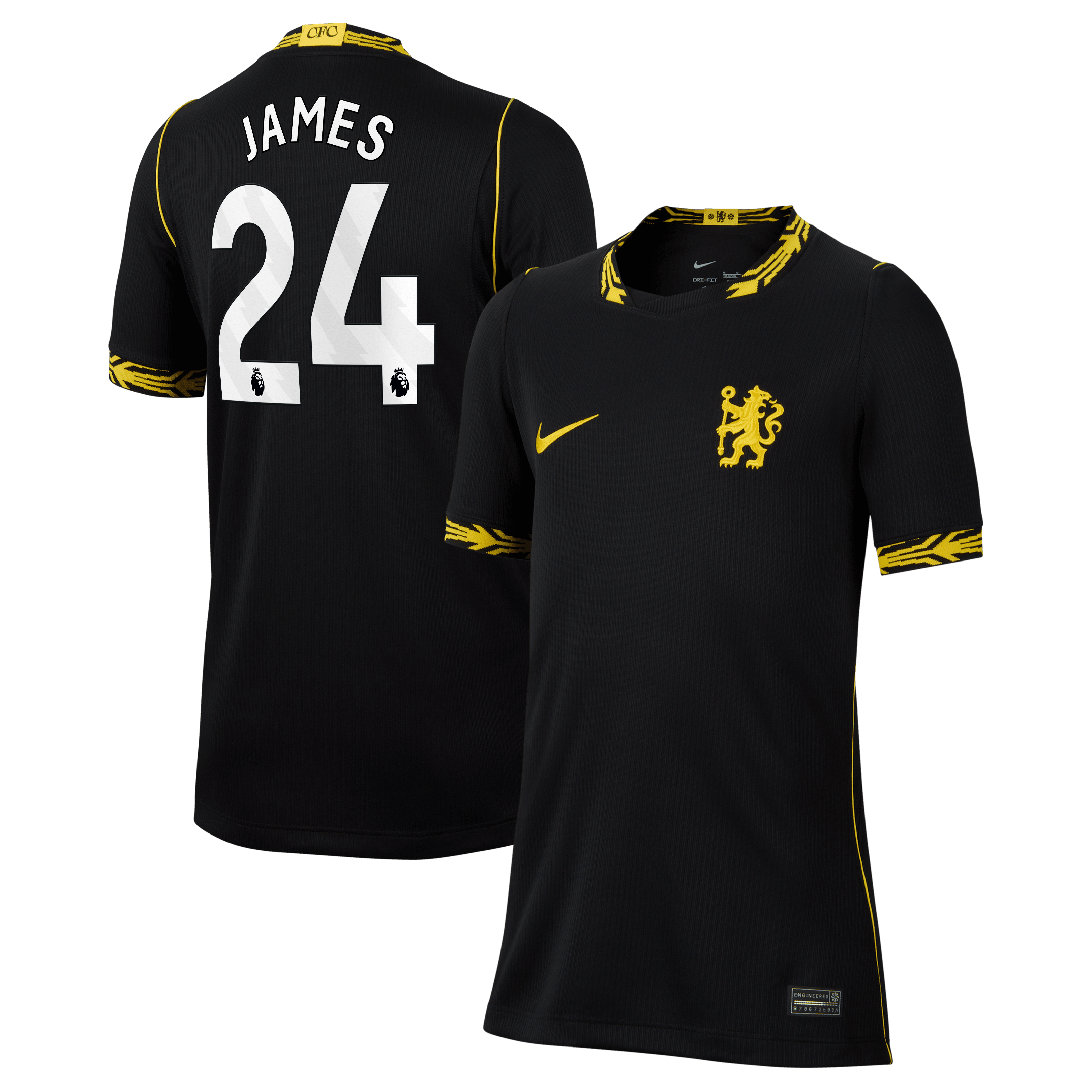 Maillot réplique domicile Chelsea bleu Nike Reece James pour enfant (saison 2026/27)