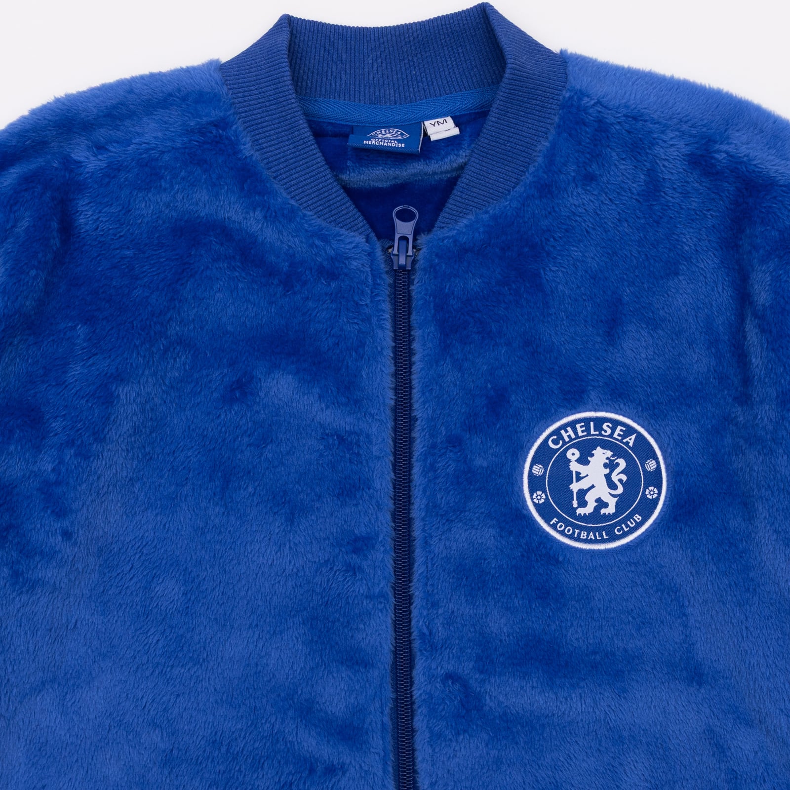 Veste teddy Chelsea bleue à fermeture éclair intégrale Youth Sport Design Sweden