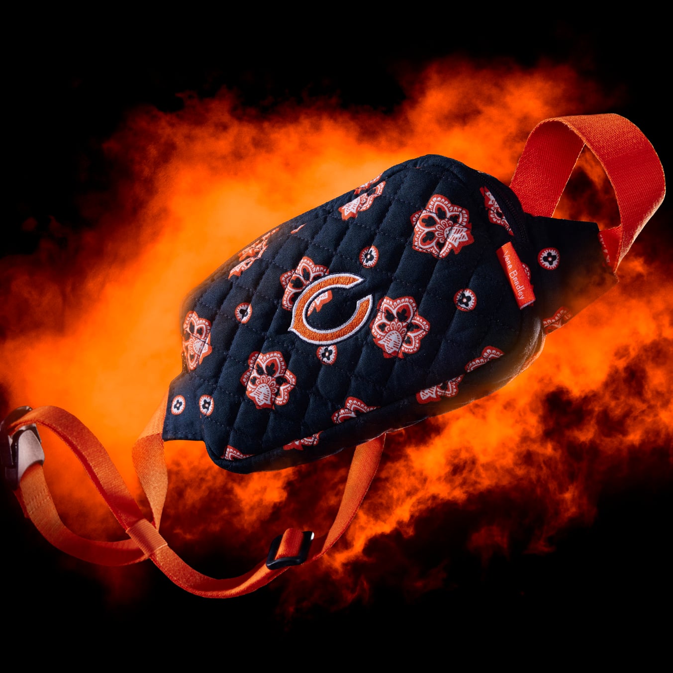 Sac banane mini Vera Bradley des Chicago Bears