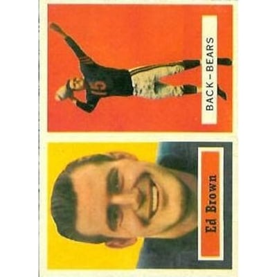 1957 Topps #43 Ed Brown