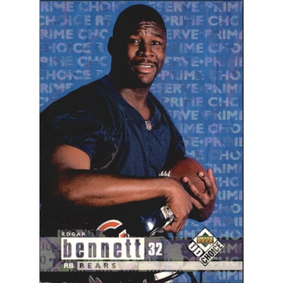 1998 UD Choice Prime Choice Reserve #314 Edgar Bennett