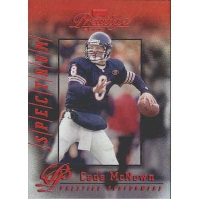 2000 Playoff Prestige Spectrum Red #206 Cade McNown PP