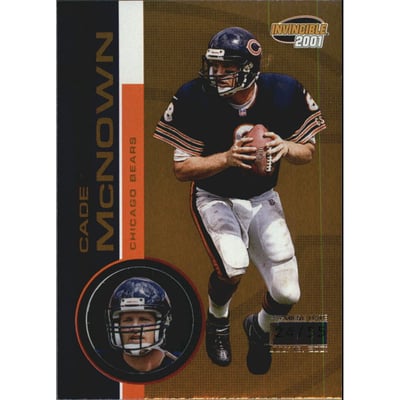2001 Pacific Invincible Premiere Date #43 Cade McNown