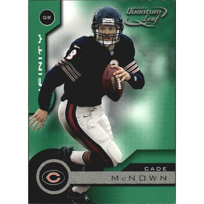 2001 Quantum Leaf Infinity Green #34 Cade McNown