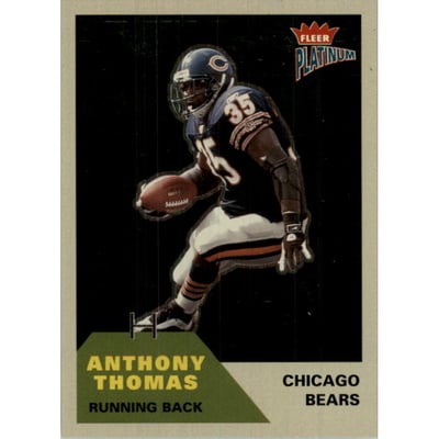 2002 Fleer Platinum Finish #133 Anthony Thomas