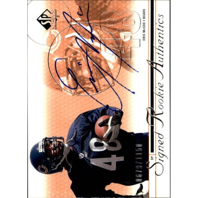 2002 SP Authentic #196 Eric McCoo AU RC