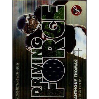 2002 Topps Pristine Driving Force Jerseys #DFAT Anthony Thomas D