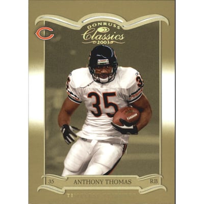 2003 Donruss Classics Timeless Tributes #17 Anthony Thomas