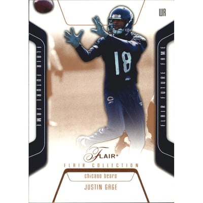 2003 Flair Collection #128 Justin Gage