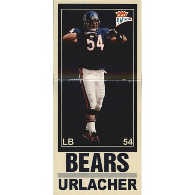 2003 Fleer Platinum Big Signs Platinum #4 Brian Urlacher