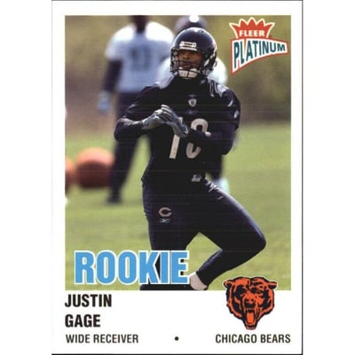 2003 Fleer Platinum Finish #229 Justin Gage