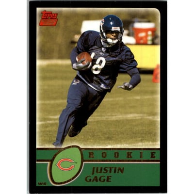 2003 Topps Black #358 Justin Gage