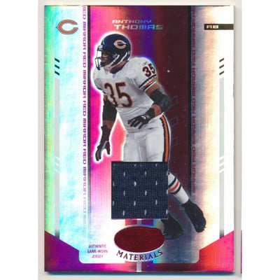 2004 Leaf Certified Materials Mirror Red Materials #20 Anthony Thomas