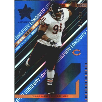 2004 Leaf Rookies and Stars Longevity Sapphire #243 Tommie Harris