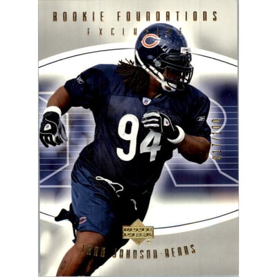 2004 Upper Deck Foundations Exclusive Gold #112 Tank Johnson