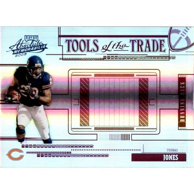 2005 Absolute Memorabilia Tools of the Trade Red Spectrum #90 Thomas Jones