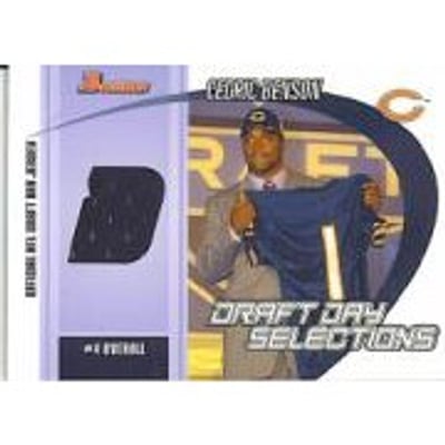 2005 Bowman Draft Day Selections Relics #DJCB Cedric Benson Jsy B
