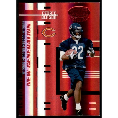 2005 Leaf Certified Materials Mirror Red #151 Cedric Benson