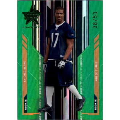 2005 Leaf Rookies and Stars Longevity Emerald #204 Airese Currie