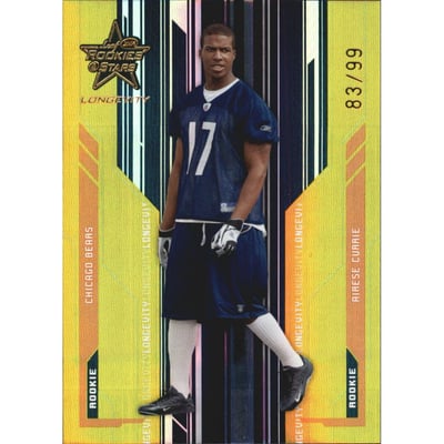 2005 Leaf Rookies and Stars Longevity Gold #204 Airese Currie