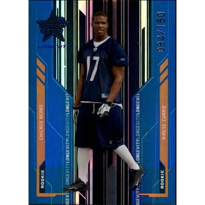 2005 Leaf Rookies and Stars Longevity Sapphire #204 Airese Currie