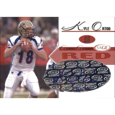 2005 SAGE Autographs Red #A32 Kyle Orton/900