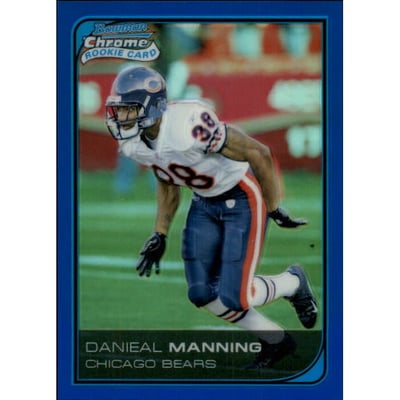 2006 Bowman Chrome Blue Refractors #23 Danieal Manning
